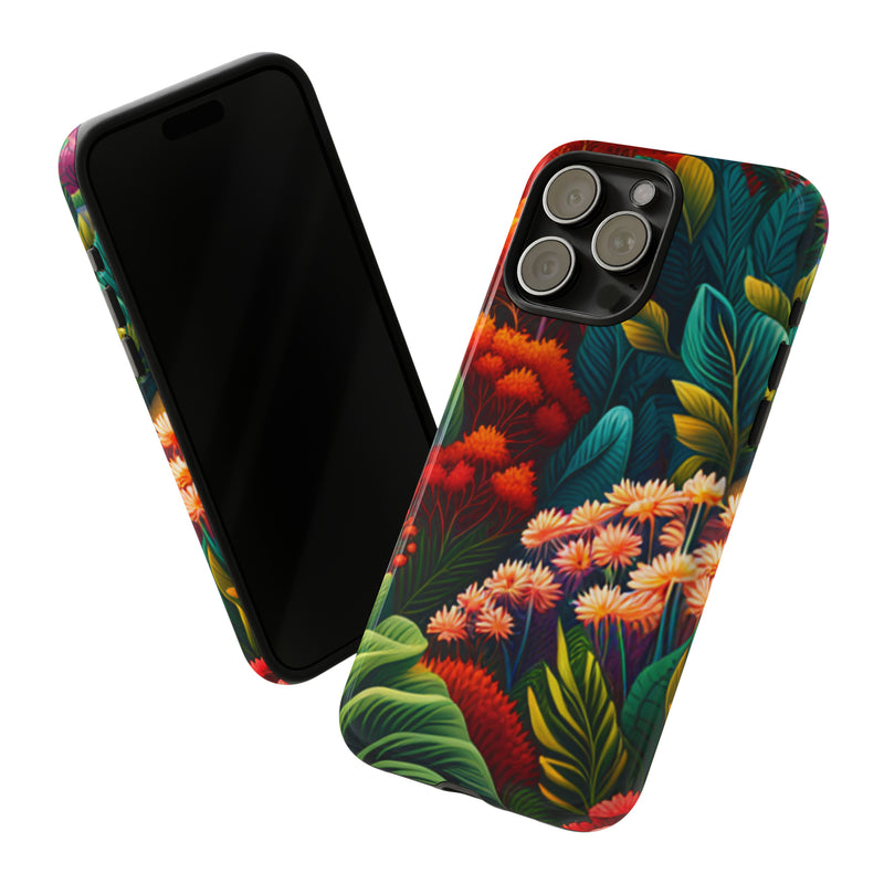 Vibrant Floresta Tough Cases For  All iPhone 15, 14, 13, 12, 11, X, 8 , Google Pixel 7, 6, 5, Samsung Galaxy 23, 22, 21, 20, 10