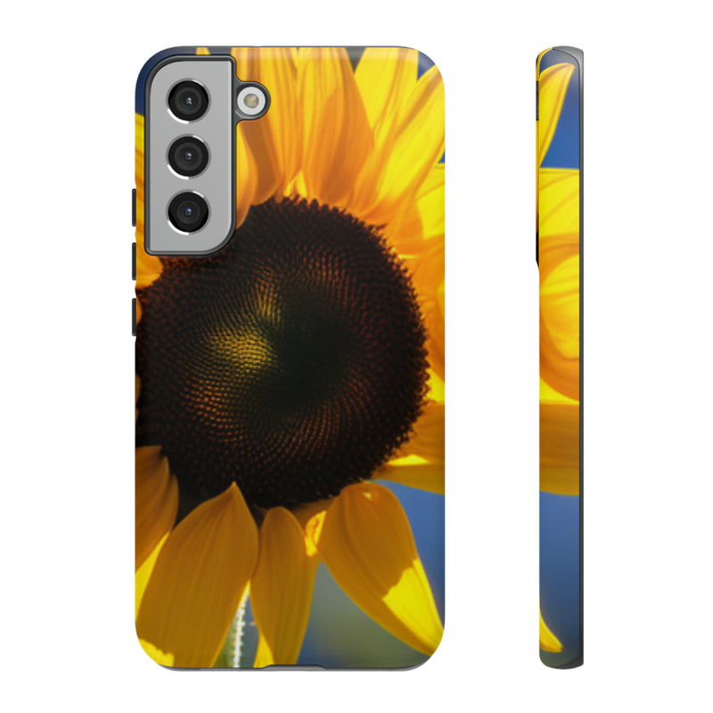 Sunflower Tough Cases  All iPhone 15, 14, 13, 12, 11, X, 8 , Google Pixel 7, 6, 5, Samsung Galaxy 23, 22, 21, 20, 10