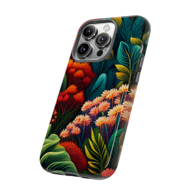 Vibrant Floresta Tough Cases For  All iPhone 15, 14, 13, 12, 11, X, 8 , Google Pixel 7, 6, 5, Samsung Galaxy 23, 22, 21, 20, 10