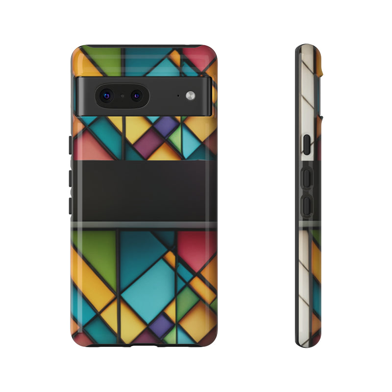 Geometric Patterns Tough Cases  All iPhone 15, 14, 13, 12, 11, X, 8 , Google Pixel 7, 6, 5, Samsung Galaxy 23, 22, 21, 20, 10