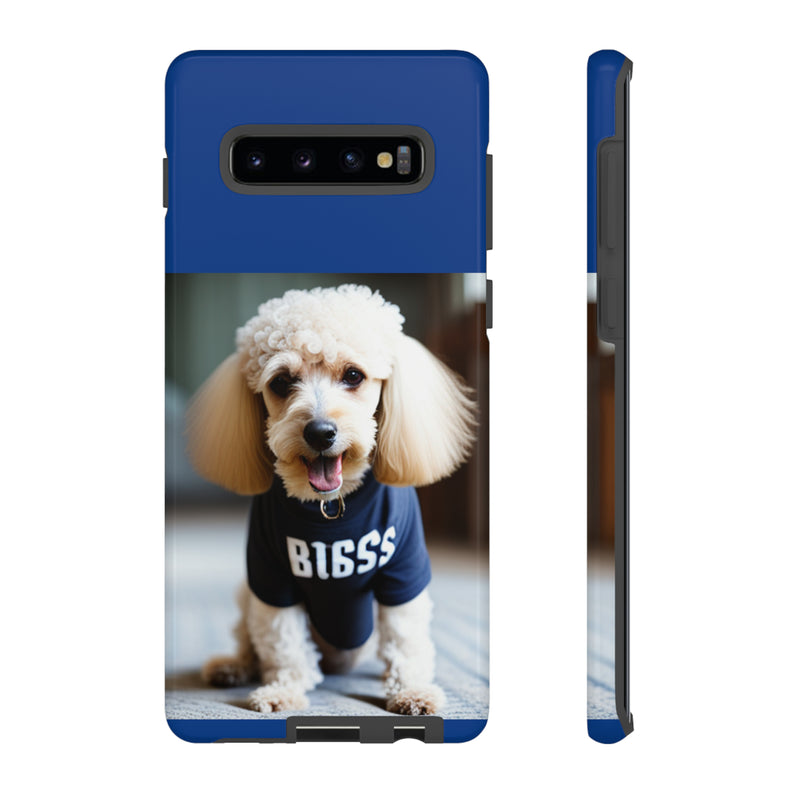 Bigss In Blue Tough Cases. All iPhone 15, 14, 13, 12, 11, X, 8 , Google Pixel 7, 6, 5, Samsung Galaxy 23, 22, 21, 20, 10