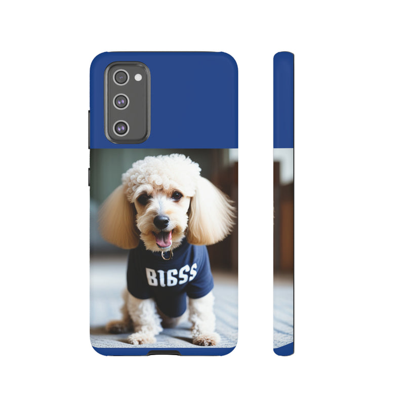 Bigss In Blue Tough Cases. All iPhone 15, 14, 13, 12, 11, X, 8 , Google Pixel 7, 6, 5, Samsung Galaxy 23, 22, 21, 20, 10