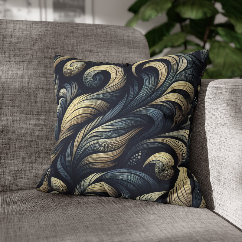 Spun Polyester Square Pillowcase