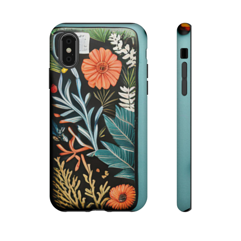 Wild Flowers Tough Cases All iPhone 15, 14, 13, 12, 11, X, 8 , Google Pixel 7, 6, 5, Samsung Galaxy 23, 22, 21, 20, 10