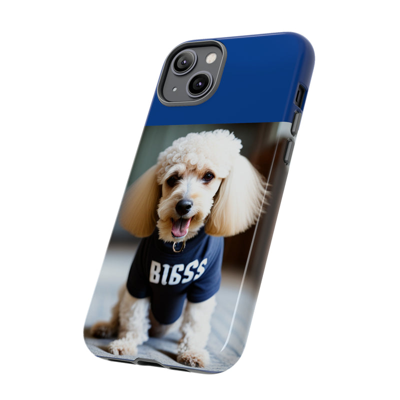 Bigss In Blue Tough Cases. All iPhone 15, 14, 13, 12, 11, X, 8 , Google Pixel 7, 6, 5, Samsung Galaxy 23, 22, 21, 20, 10