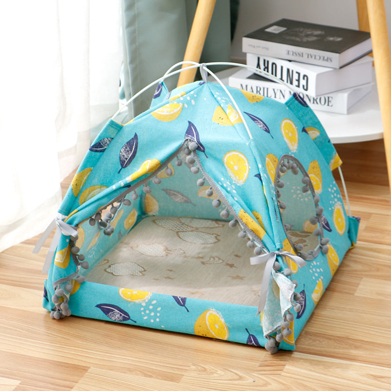 Tent For Pets | Cat Tent Cat Cat House Enclosed Pet Bed