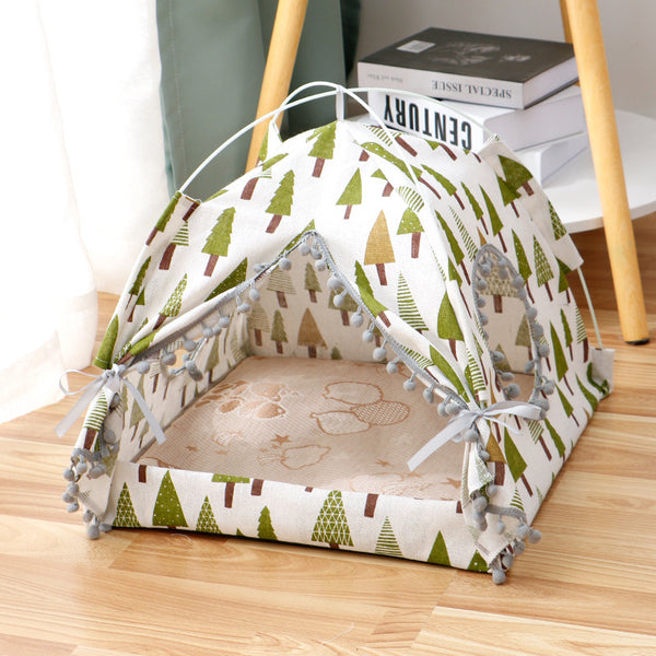 Tent For Pets | Cat Tent Cat Cat House Enclosed Pet Bed