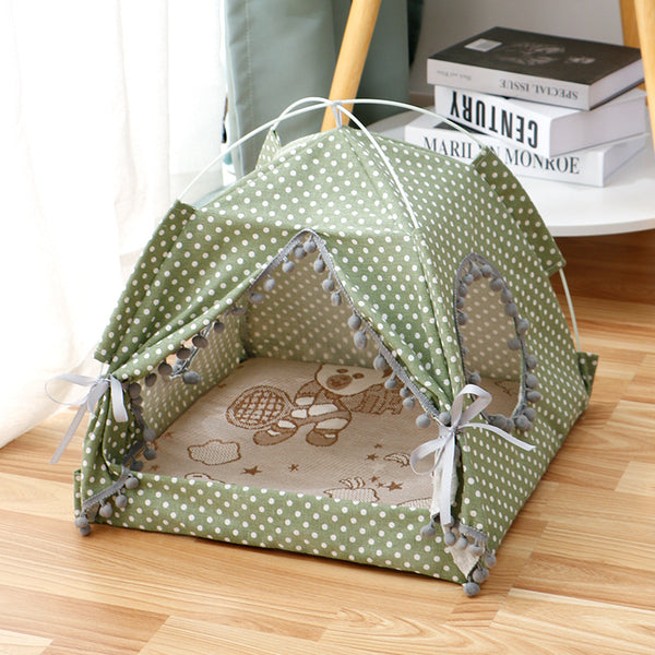 Tent For Pets | Cat Tent Cat Cat House Enclosed Pet Bed