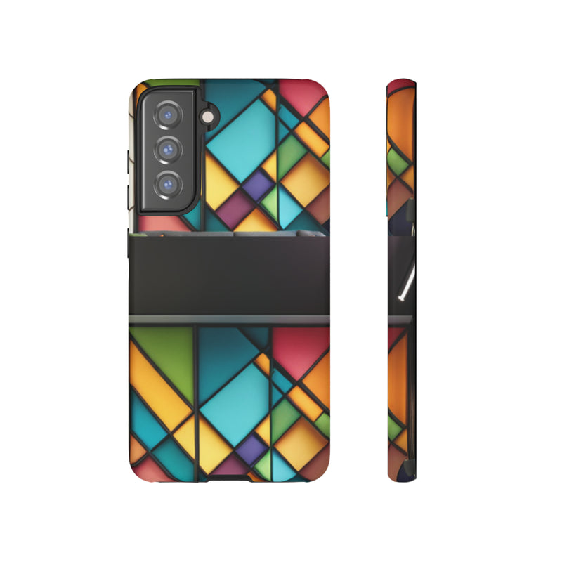 Geometric Patterns Tough Cases  All iPhone 15, 14, 13, 12, 11, X, 8 , Google Pixel 7, 6, 5, Samsung Galaxy 23, 22, 21, 20, 10