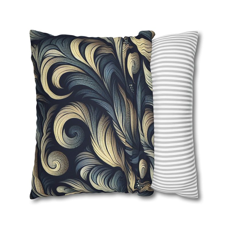 Spun Polyester Square Pillowcase