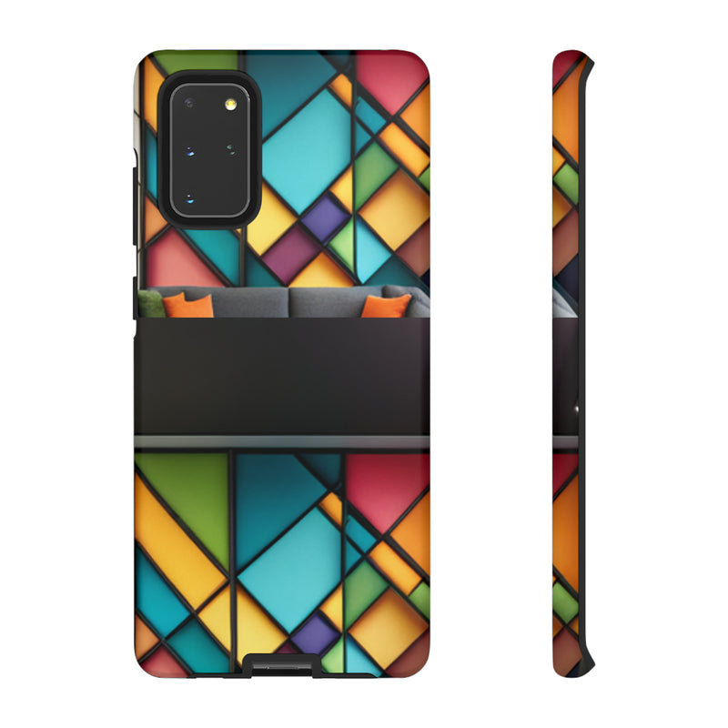 Geometric Patterns Tough Cases  All iPhone 15, 14, 13, 12, 11, X, 8 , Google Pixel 7, 6, 5, Samsung Galaxy 23, 22, 21, 20, 10