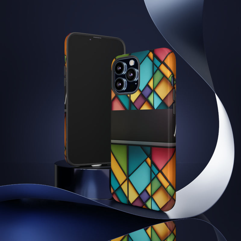 Geometric Patterns Tough Cases  All iPhone 15, 14, 13, 12, 11, X, 8 , Google Pixel 7, 6, 5, Samsung Galaxy 23, 22, 21, 20, 10