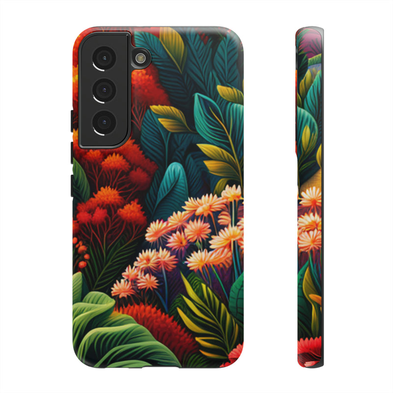 Vibrant Floresta Tough Cases For  All iPhone 15, 14, 13, 12, 11, X, 8 , Google Pixel 7, 6, 5, Samsung Galaxy 23, 22, 21, 20, 10