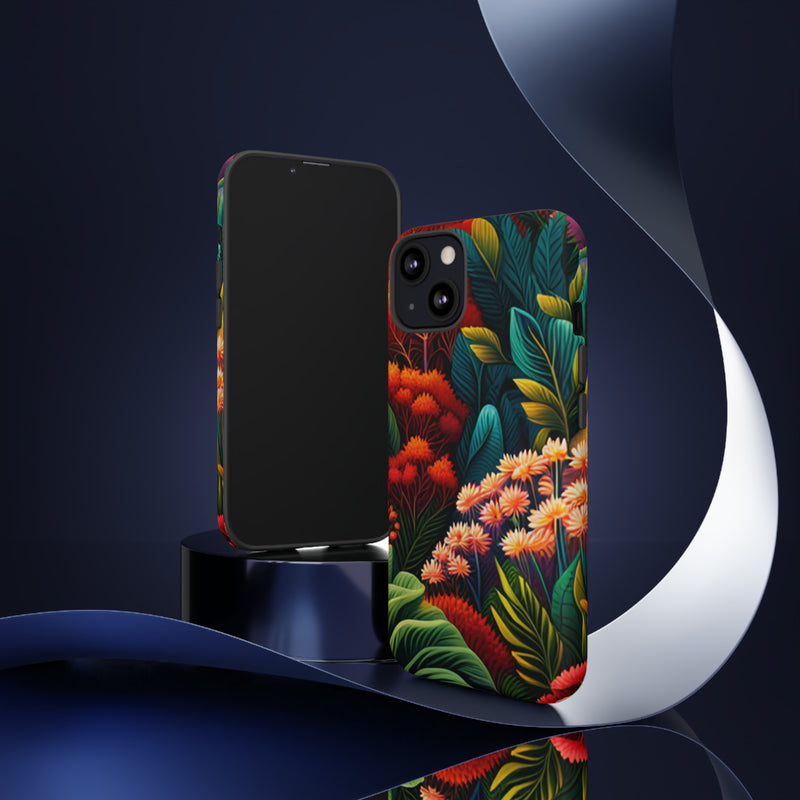 Vibrant Floresta Tough Cases For  All iPhone 15, 14, 13, 12, 11, X, 8 , Google Pixel 7, 6, 5, Samsung Galaxy 23, 22, 21, 20, 10