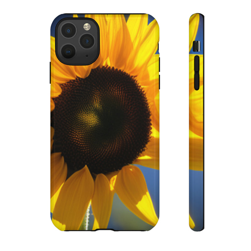 Sunflower Tough Cases  All iPhone 15, 14, 13, 12, 11, X, 8 , Google Pixel 7, 6, 5, Samsung Galaxy 23, 22, 21, 20, 10