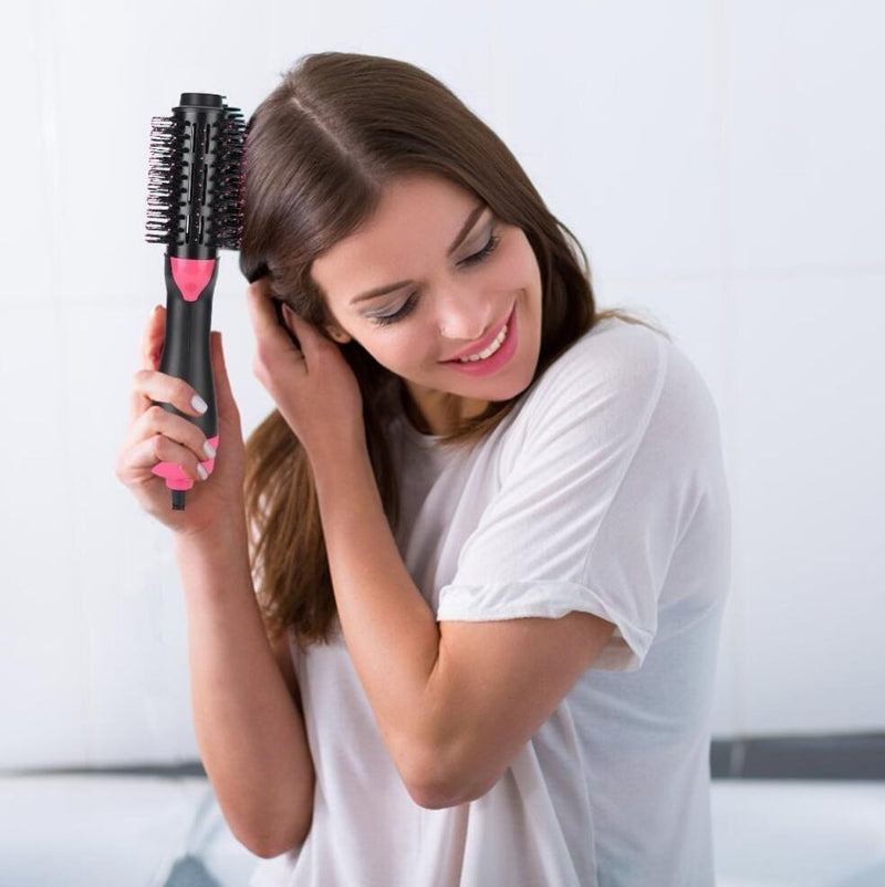 Electric Hair Dryer Comb Multifunctional Comb Straightener Hair Curling