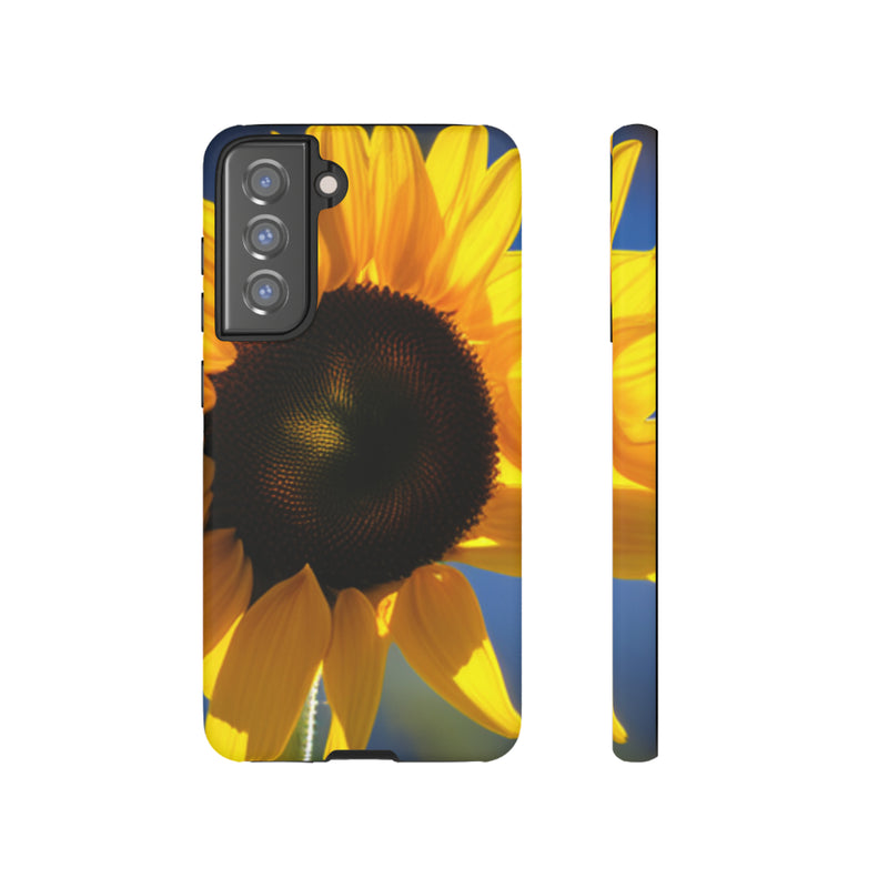 Sunflower Tough Cases  All iPhone 15, 14, 13, 12, 11, X, 8 , Google Pixel 7, 6, 5, Samsung Galaxy 23, 22, 21, 20, 10