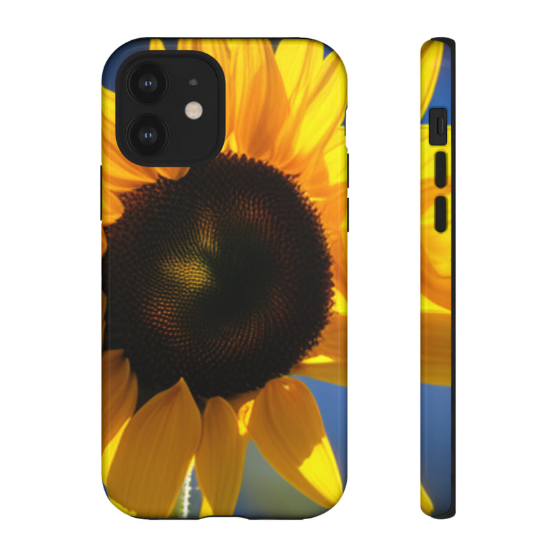 Sunflower Tough Cases  All iPhone 15, 14, 13, 12, 11, X, 8 , Google Pixel 7, 6, 5, Samsung Galaxy 23, 22, 21, 20, 10