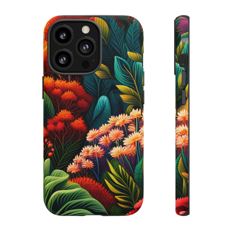 Vibrant Floresta Tough Cases For  All iPhone 15, 14, 13, 12, 11, X, 8 , Google Pixel 7, 6, 5, Samsung Galaxy 23, 22, 21, 20, 10