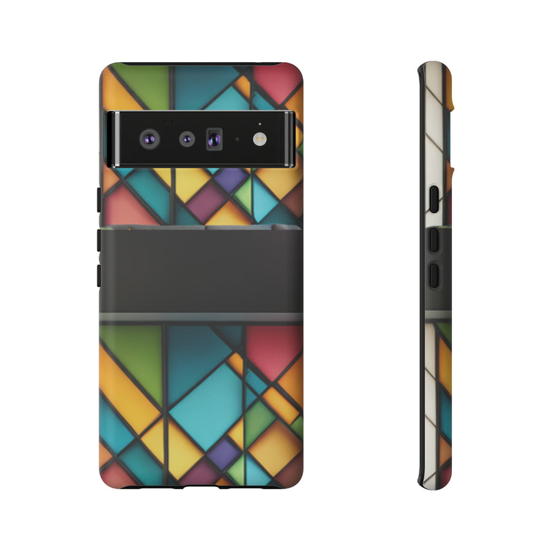 Geometric Patterns Tough Cases  All iPhone 15, 14, 13, 12, 11, X, 8 , Google Pixel 7, 6, 5, Samsung Galaxy 23, 22, 21, 20, 10