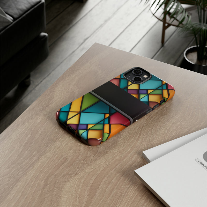 Geometric Patterns Tough Cases  All iPhone 15, 14, 13, 12, 11, X, 8 , Google Pixel 7, 6, 5, Samsung Galaxy 23, 22, 21, 20, 10