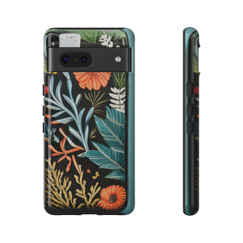 Wild Flowers Tough Cases All iPhone 15, 14, 13, 12, 11, X, 8 , Google Pixel 7, 6, 5, Samsung Galaxy 23, 22, 21, 20, 10