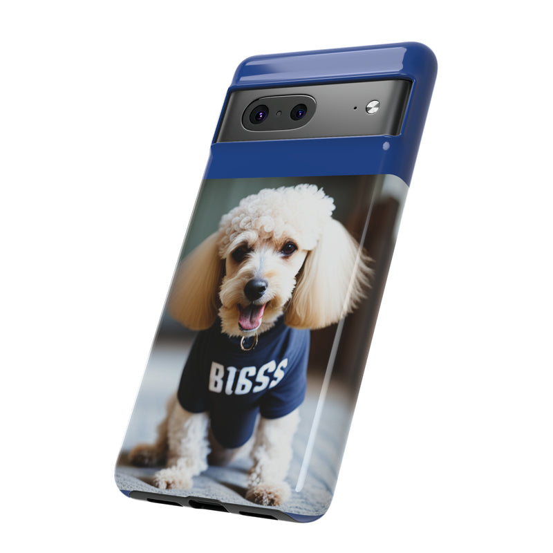 Bigss In Blue Tough Cases. All iPhone 15, 14, 13, 12, 11, X, 8 , Google Pixel 7, 6, 5, Samsung Galaxy 23, 22, 21, 20, 10