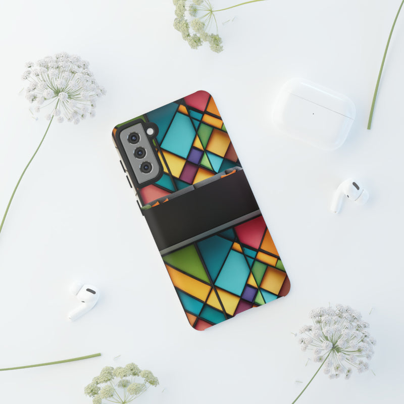 Geometric Patterns Tough Cases  All iPhone 15, 14, 13, 12, 11, X, 8 , Google Pixel 7, 6, 5, Samsung Galaxy 23, 22, 21, 20, 10