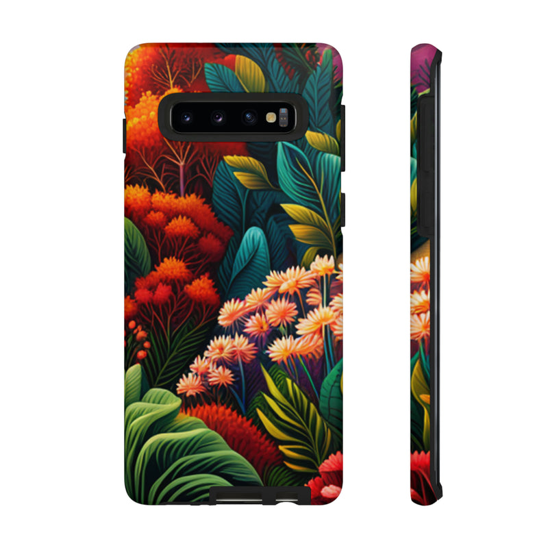 Vibrant Floresta Tough Cases For  All iPhone 15, 14, 13, 12, 11, X, 8 , Google Pixel 7, 6, 5, Samsung Galaxy 23, 22, 21, 20, 10