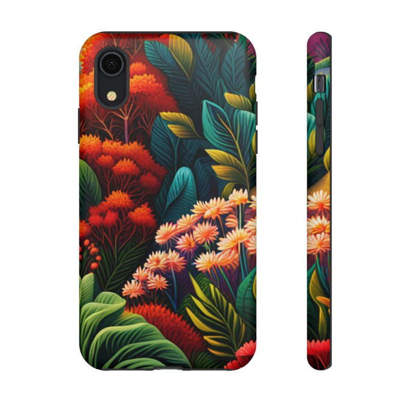 Vibrant Floresta Tough Cases For  All iPhone 15, 14, 13, 12, 11, X, 8 , Google Pixel 7, 6, 5, Samsung Galaxy 23, 22, 21, 20, 10