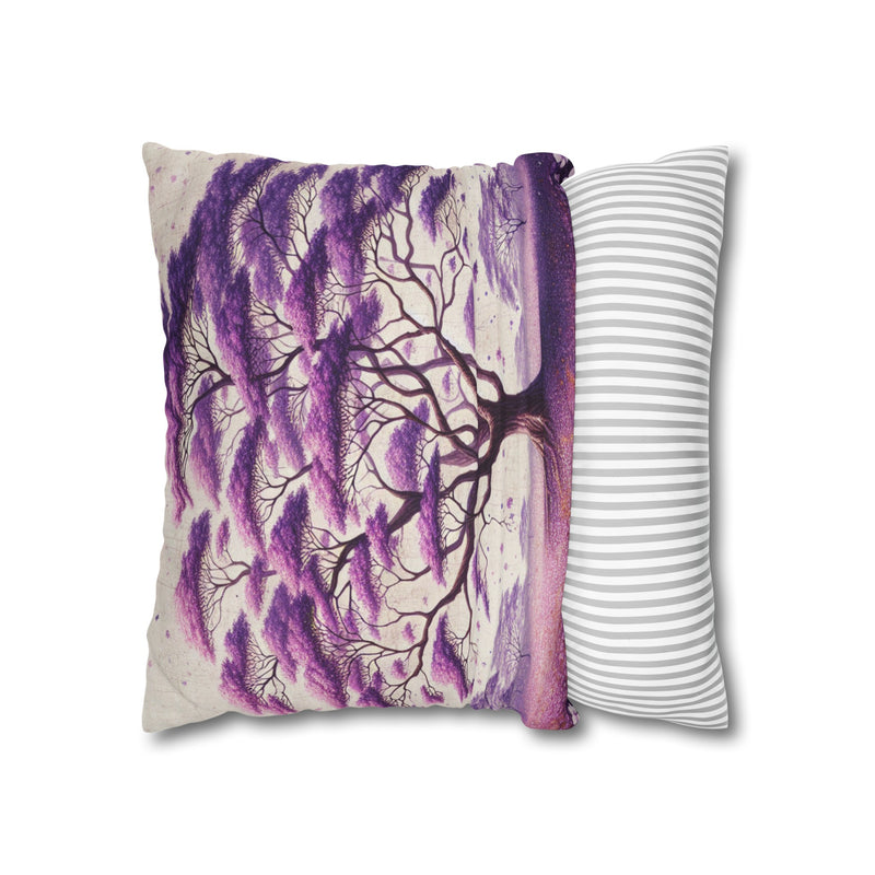 Spun Polyester Square Pillowcase