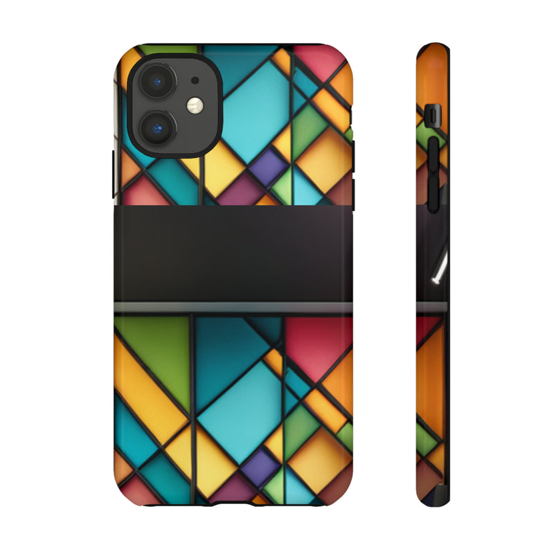 Geometric Patterns Tough Cases  All iPhone 15, 14, 13, 12, 11, X, 8 , Google Pixel 7, 6, 5, Samsung Galaxy 23, 22, 21, 20, 10