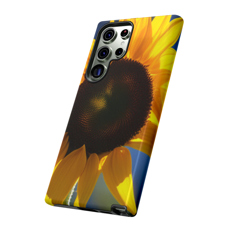 Sunflower Tough Cases  All iPhone 15, 14, 13, 12, 11, X, 8 , Google Pixel 7, 6, 5, Samsung Galaxy 23, 22, 21, 20, 10