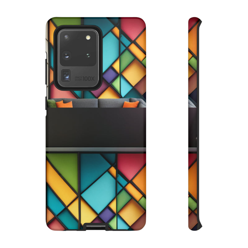 Geometric Patterns Tough Cases  All iPhone 15, 14, 13, 12, 11, X, 8 , Google Pixel 7, 6, 5, Samsung Galaxy 23, 22, 21, 20, 10