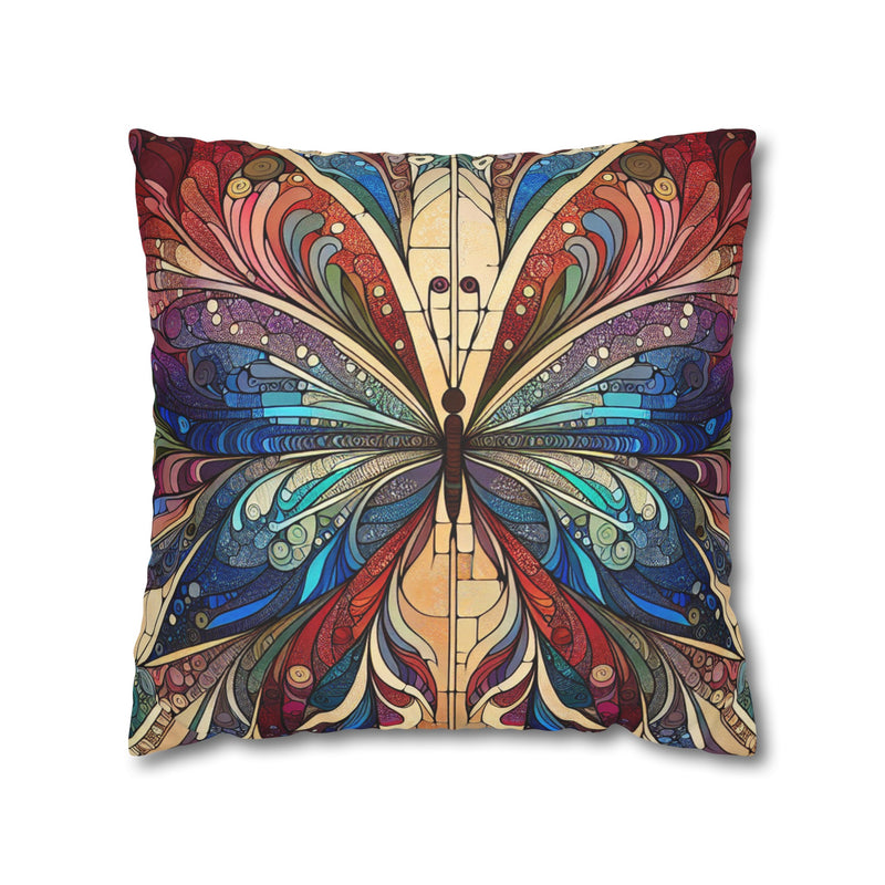 Spun Polyester Square Pillowcase