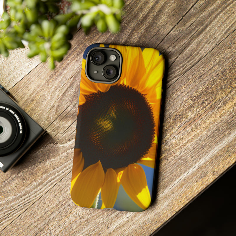 Sunflower Tough Cases  All iPhone 15, 14, 13, 12, 11, X, 8 , Google Pixel 7, 6, 5, Samsung Galaxy 23, 22, 21, 20, 10