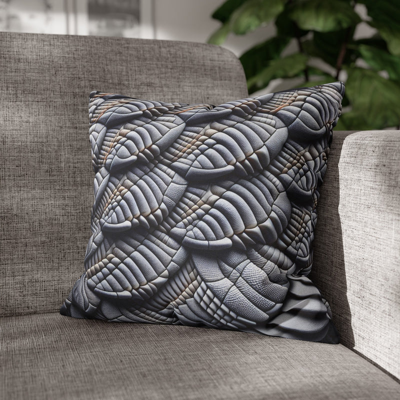 Spun Polyester Square Pillowcase