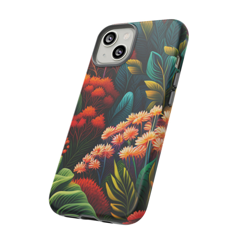 Vibrant Floresta Tough Cases For  All iPhone 15, 14, 13, 12, 11, X, 8 , Google Pixel 7, 6, 5, Samsung Galaxy 23, 22, 21, 20, 10