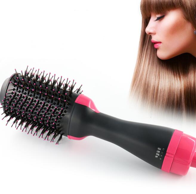 Electric Hair Dryer Comb Multifunctional Comb Straightener Hair Curling