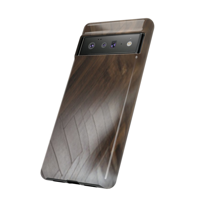 Shine Brown Floor Tough Cases. All iPhone 15, 14, 13, 12, 11, X, 8 , Google Pixel 7, 6, 5, Samsung Galaxy 23, 22, 21, 20, 10