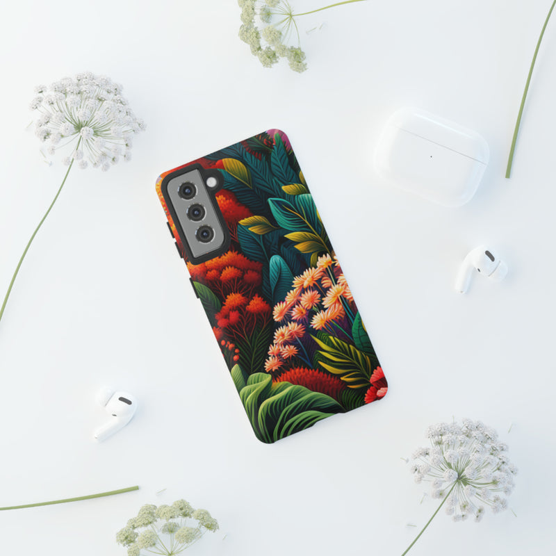 Vibrant Floresta Tough Cases For  All iPhone 15, 14, 13, 12, 11, X, 8 , Google Pixel 7, 6, 5, Samsung Galaxy 23, 22, 21, 20, 10