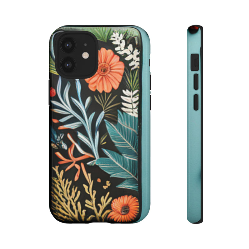 Wild Flowers Tough Cases All iPhone 15, 14, 13, 12, 11, X, 8 , Google Pixel 7, 6, 5, Samsung Galaxy 23, 22, 21, 20, 10