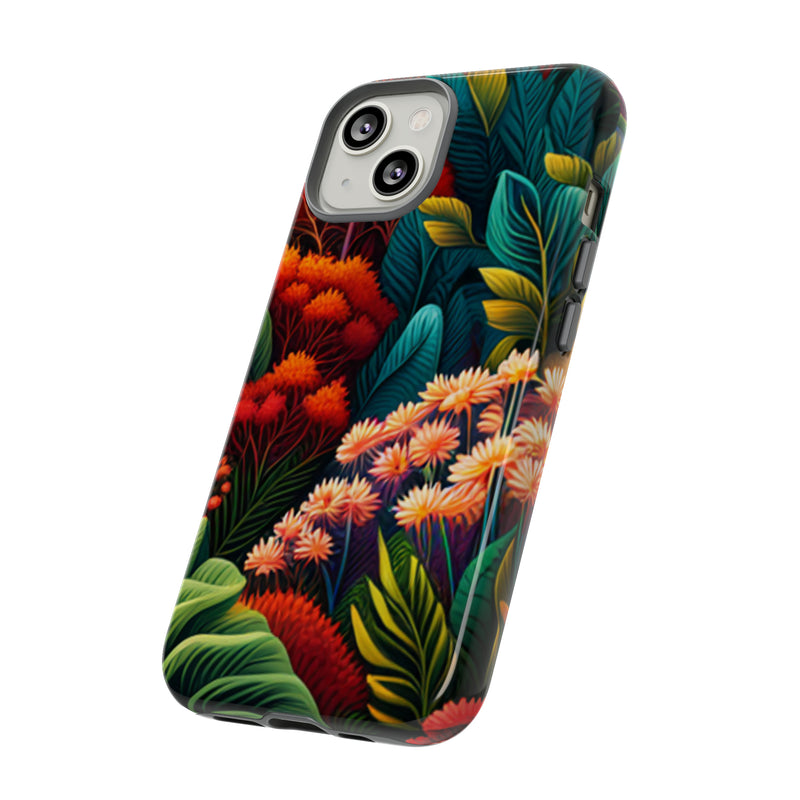 Vibrant Floresta Tough Cases For  All iPhone 15, 14, 13, 12, 11, X, 8 , Google Pixel 7, 6, 5, Samsung Galaxy 23, 22, 21, 20, 10