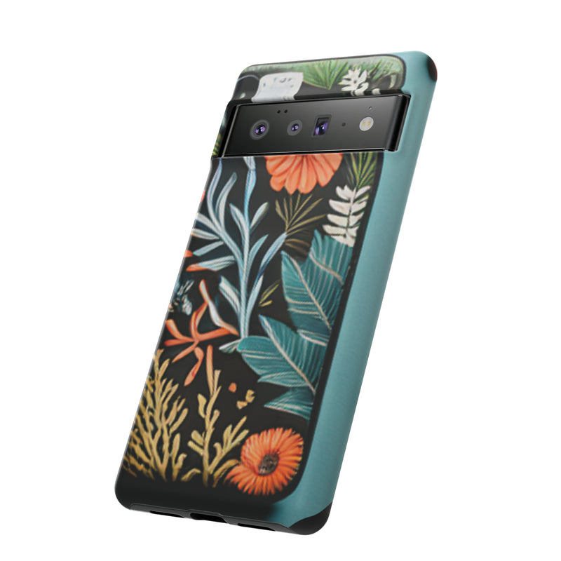 Wild Flowers Tough Cases All iPhone 15, 14, 13, 12, 11, X, 8 , Google Pixel 7, 6, 5, Samsung Galaxy 23, 22, 21, 20, 10