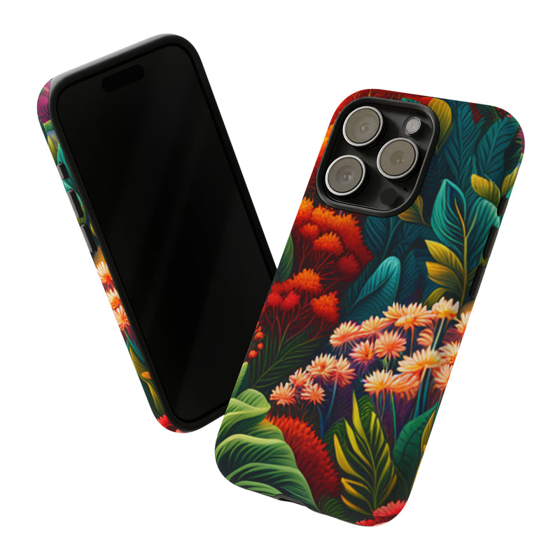 Vibrant Floresta Tough Cases For  All iPhone 15, 14, 13, 12, 11, X, 8 , Google Pixel 7, 6, 5, Samsung Galaxy 23, 22, 21, 20, 10