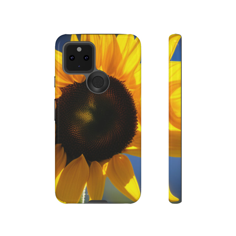 Sunflower Tough Cases  All iPhone 15, 14, 13, 12, 11, X, 8 , Google Pixel 7, 6, 5, Samsung Galaxy 23, 22, 21, 20, 10