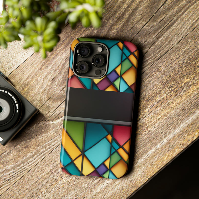 Geometric Patterns Tough Cases  All iPhone 15, 14, 13, 12, 11, X, 8 , Google Pixel 7, 6, 5, Samsung Galaxy 23, 22, 21, 20, 10