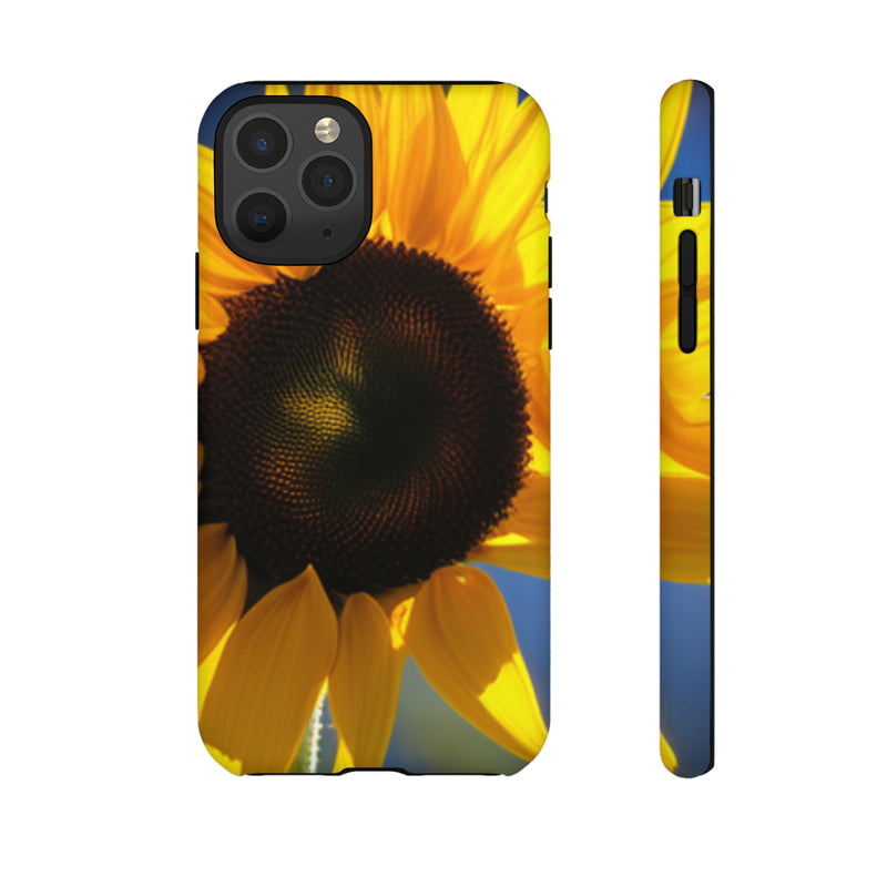 Sunflower Tough Cases  All iPhone 15, 14, 13, 12, 11, X, 8 , Google Pixel 7, 6, 5, Samsung Galaxy 23, 22, 21, 20, 10