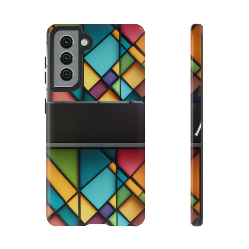 Geometric Patterns Tough Cases  All iPhone 15, 14, 13, 12, 11, X, 8 , Google Pixel 7, 6, 5, Samsung Galaxy 23, 22, 21, 20, 10