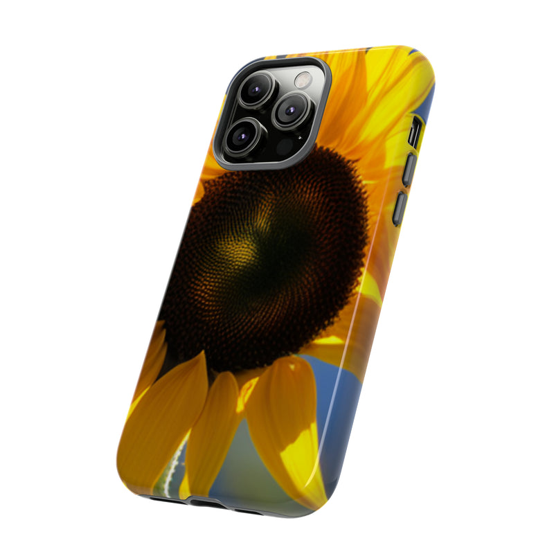 Sunflower Tough Cases  All iPhone 15, 14, 13, 12, 11, X, 8 , Google Pixel 7, 6, 5, Samsung Galaxy 23, 22, 21, 20, 10